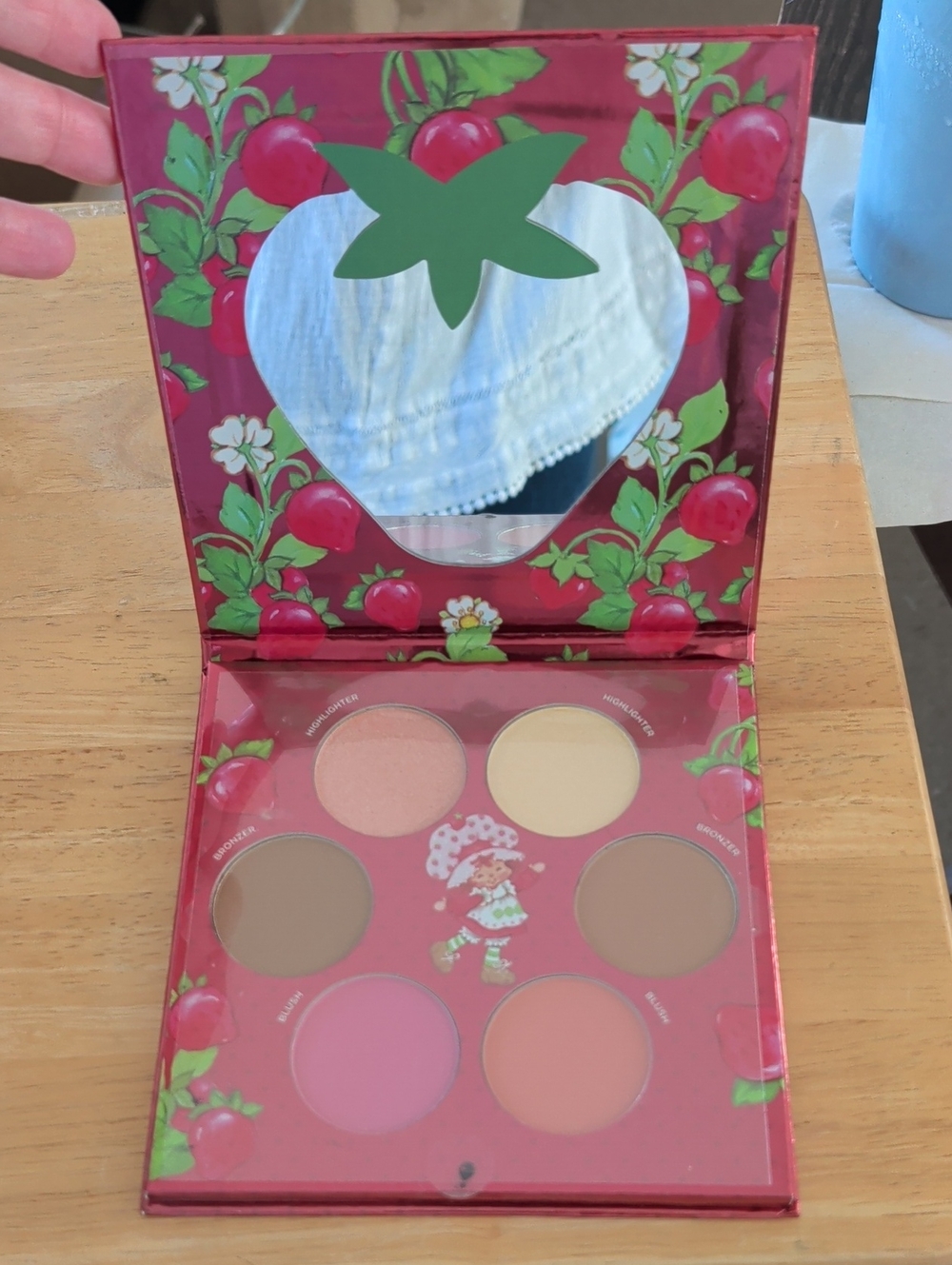 Complexion Palette Blush, Highlighter & Bronzer Strawberry Shortcake Themed